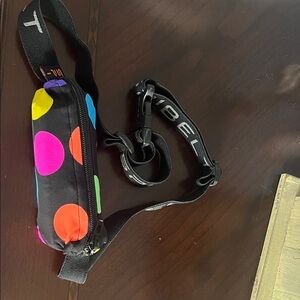 Spibelt Black Belt Bag with Colorful Accents